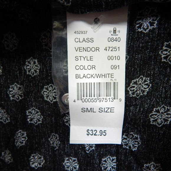 PacSun Womens Mini Skirt With Button Down Front  Black Size S - Picture 7 of 8